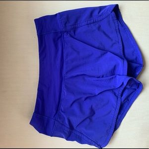 Lululemon Speed Up shorts size 2, 4” blue